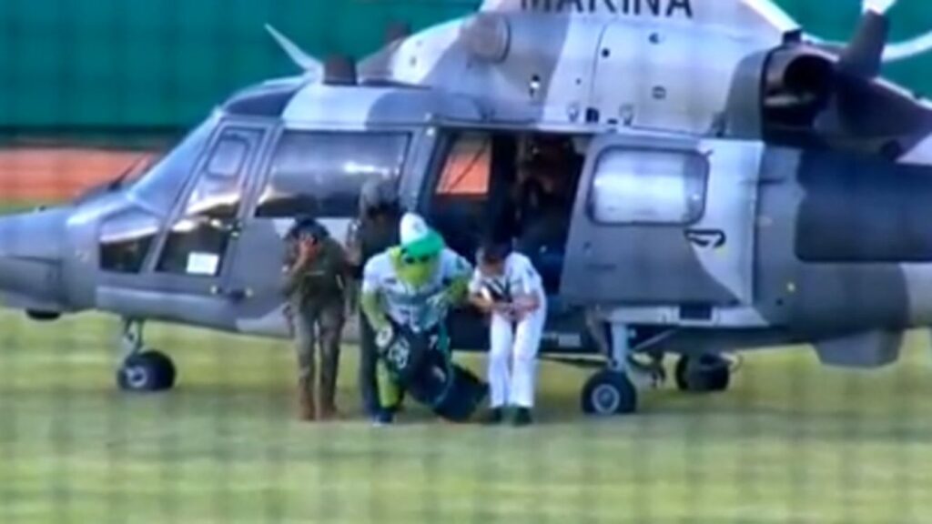 SEMAR aclaró participación de helicóptero de la Armada de México en partido de liga de béisbol en Macuspana, Tabasco