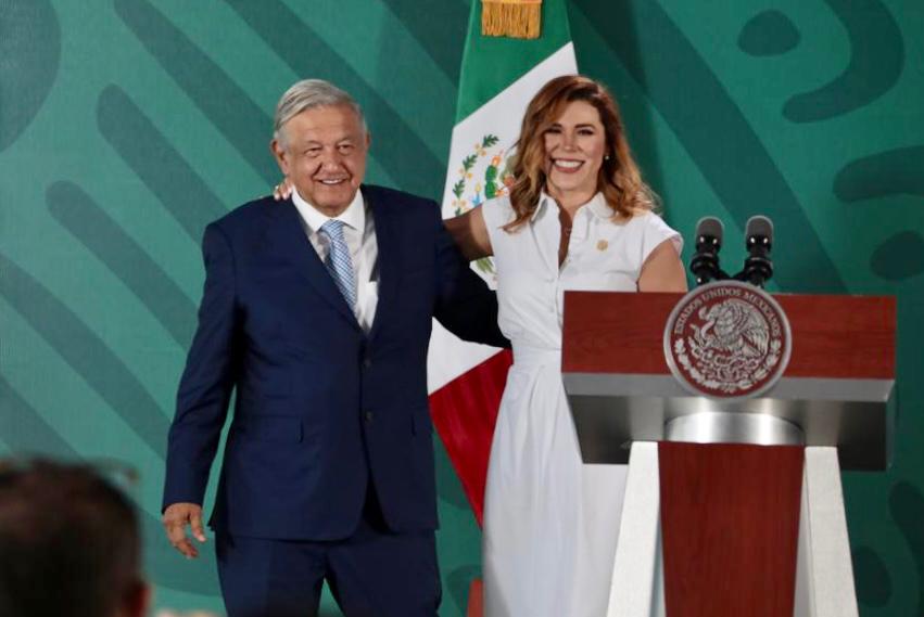 AMLO niega que nexos entre gobernadora de Baja California y crimen organizado