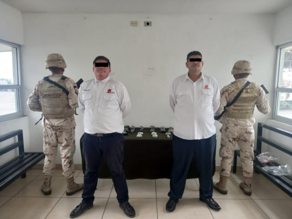 SEDENA y GN aseguraron fentanilo en Querobabi, Sonora; detienen a dos