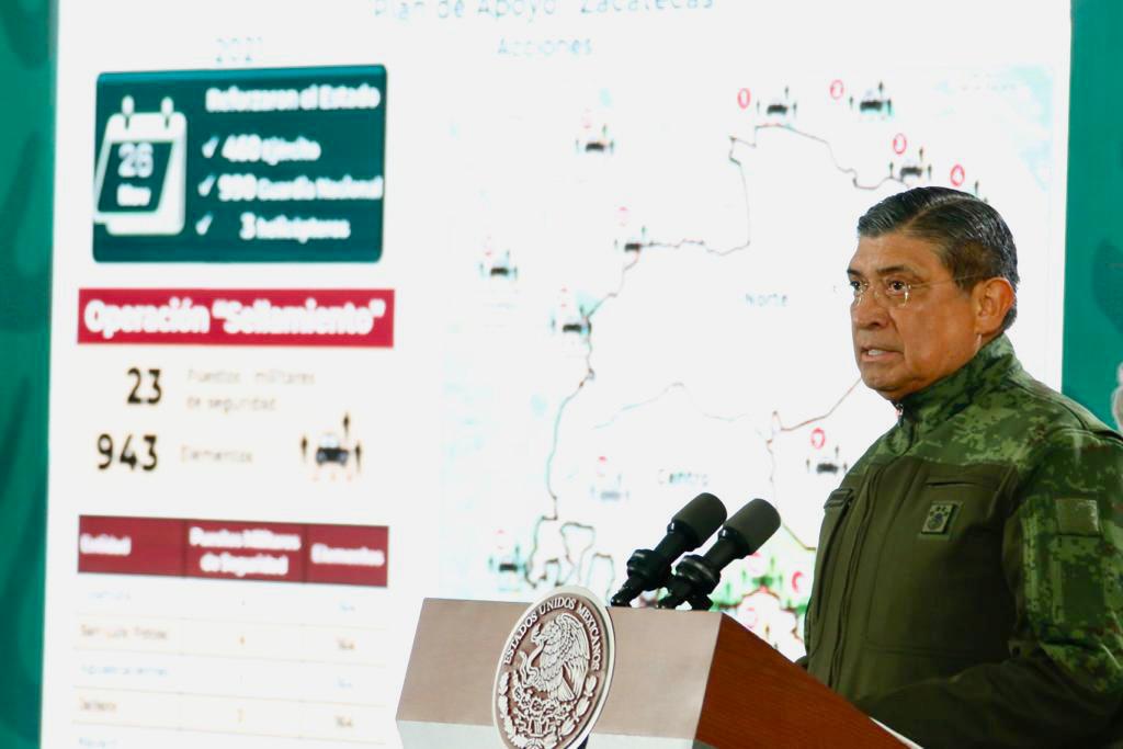 General Sandoval reclama: Gobiernos pasados no dieron marco legal a Fuerzas Armadas para participar en seguridad pública