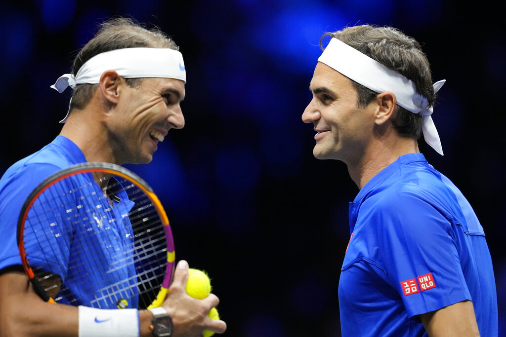Con derrota en dobles junto a Nadal, Federer se despide