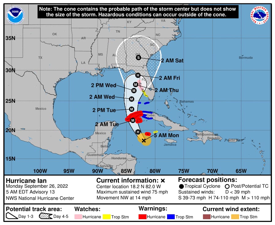 Nace el huracán "Ian" en la zona del Caribe