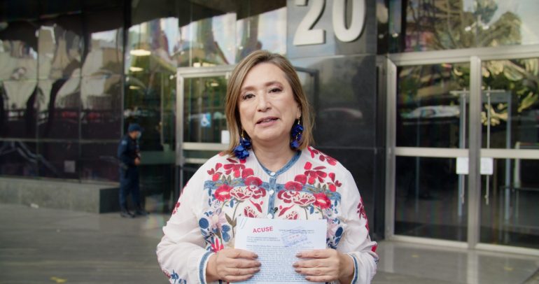 Por omisión de funcionarios ante fuga de metano, Xóchitl Gálvez presenta denuncia