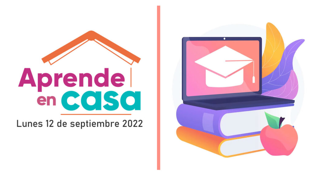 clases y materiales de estudio de Aprende en Casa lunes 12 de septiembre 2022