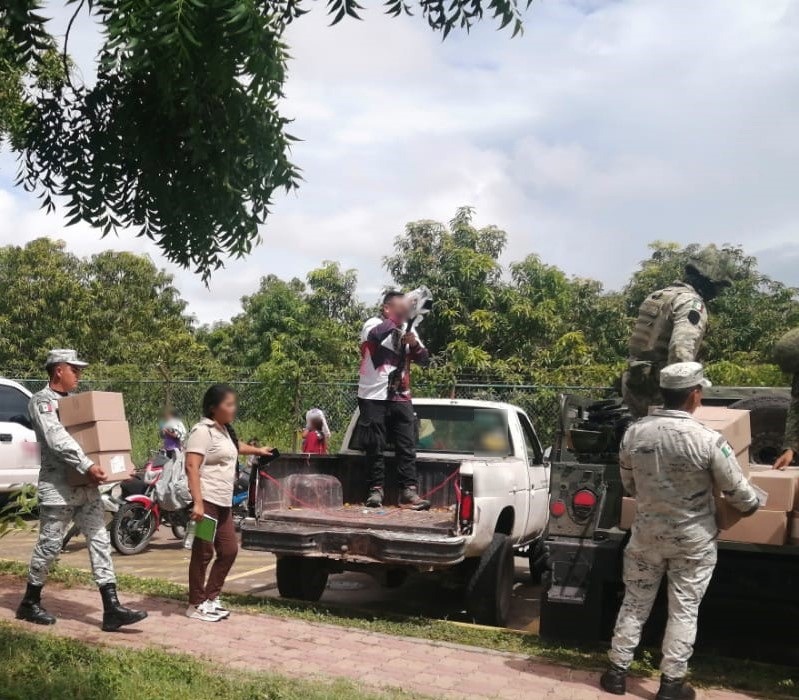 En Sinaloa, GN participó en el traslado de familias a refugios tras el paso del Huracán Orlene