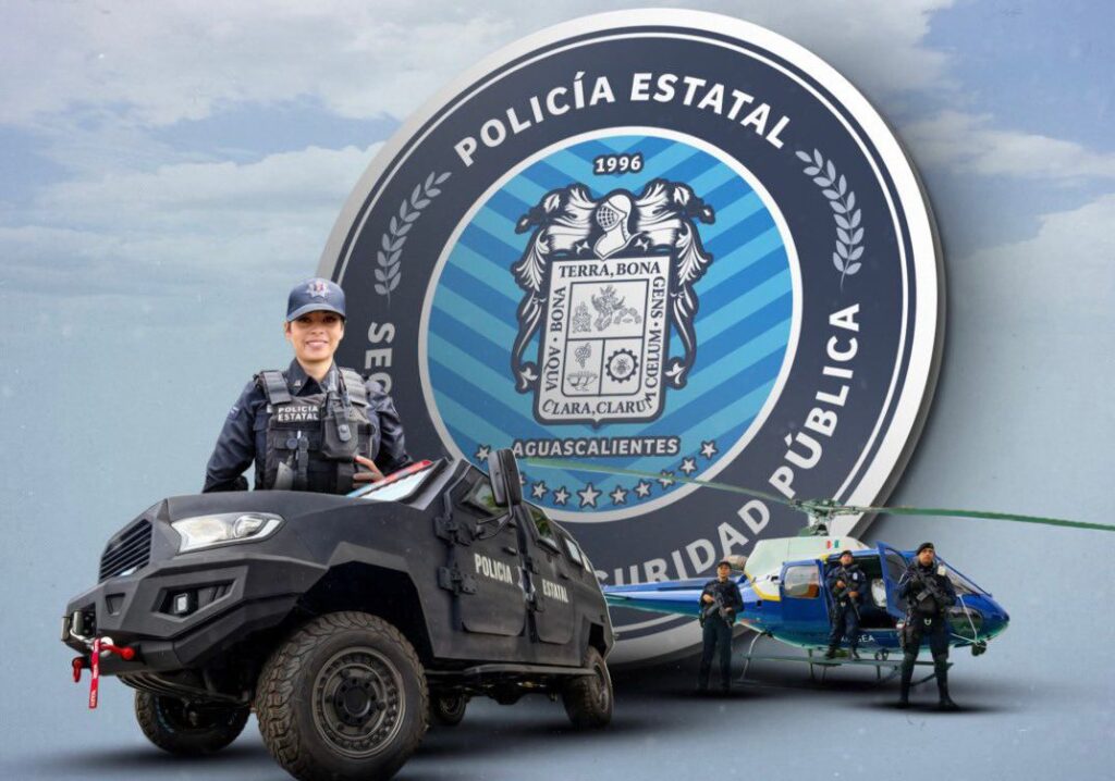Gobernadora de Aguascalientes, Tere Jiménez anunció la creación de la Policía Estatal de Carreteras y la Universidad de la Policía, además de homologar sueldos