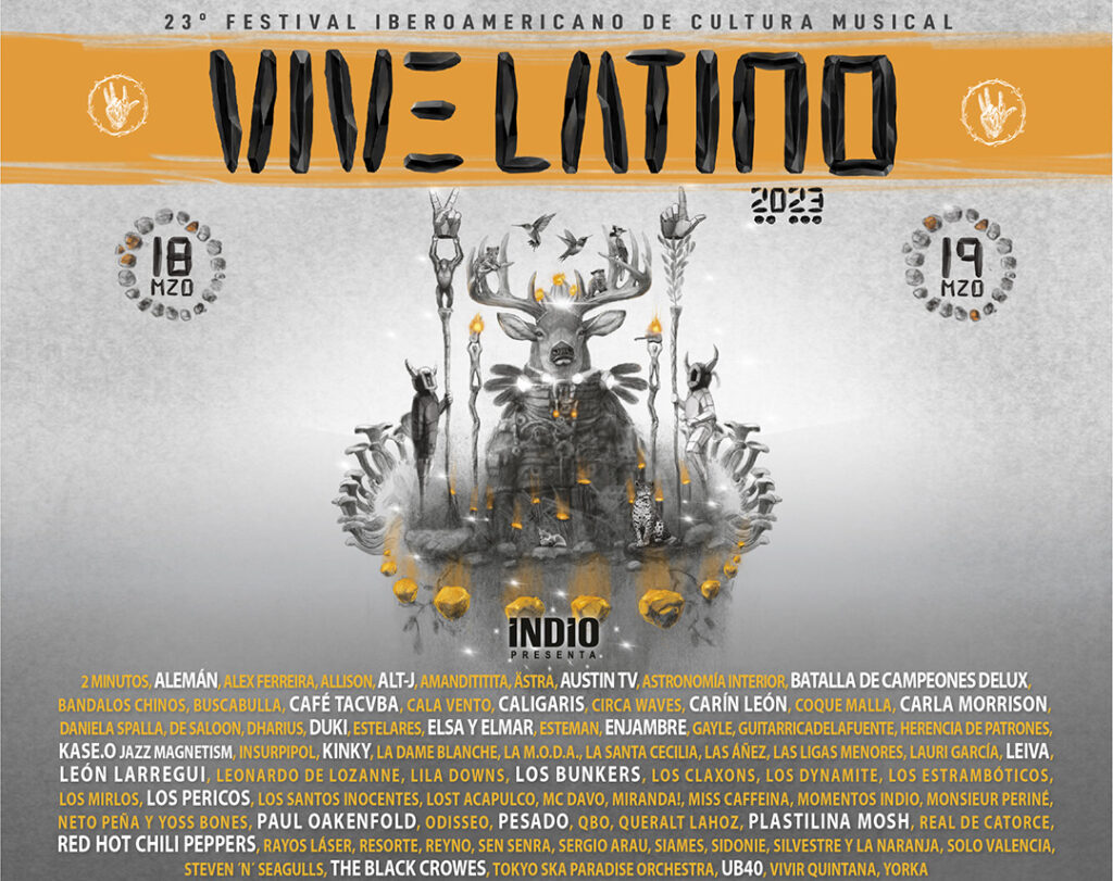 Estos son todos los artistas del Cartel oficial del Vive Latino 2023