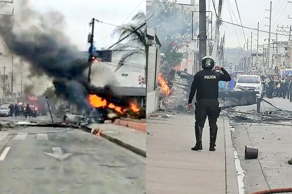 Ecuador: Avioneta cae en barriadas de Guayaquil, 2 muertos