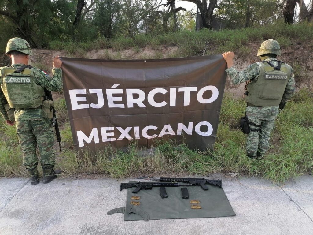 SEDENA detuvo a transgresor de la ley y aseguró armamento en Tamaulipas