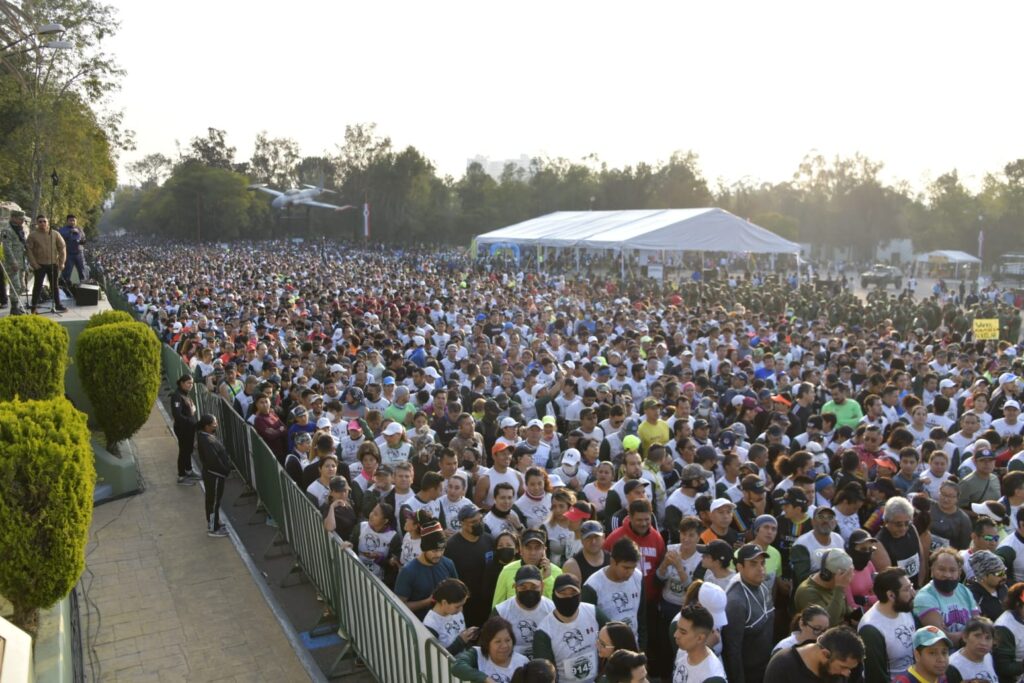 47 mil 300 participantes en carrera deportiva "La Gran Fuerza de México 2022": SEDENA