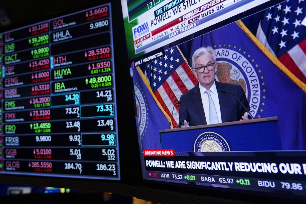 Wall Street cierra con fuerte baja tras alzas en tasas