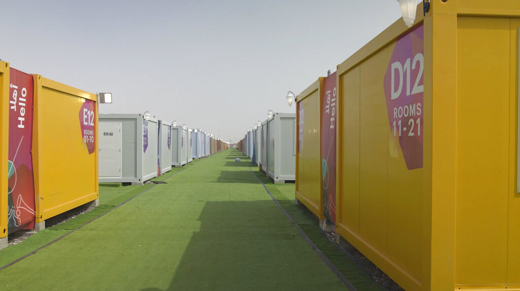 Qatar presenta los alojamientos tipo cabina para aficionados