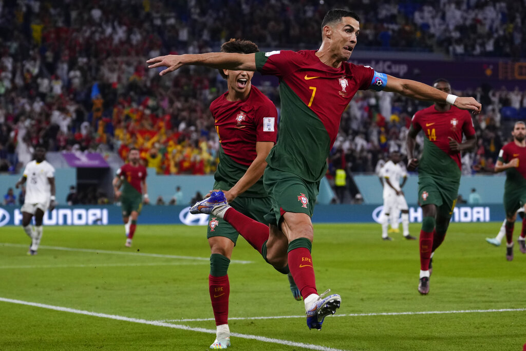 CR7 hace historia en el Mundial y Portugal vence 3-2 a Ghana