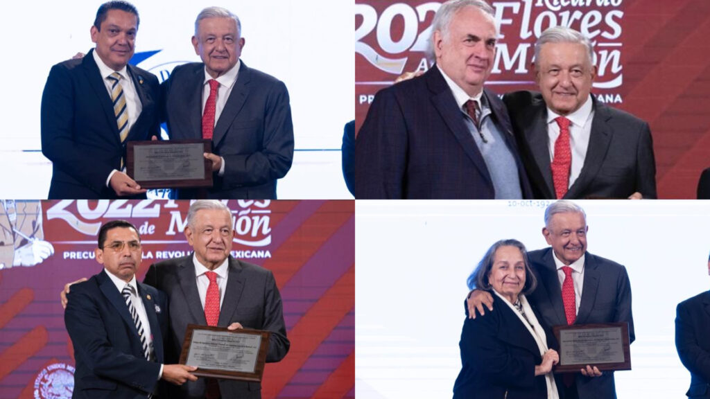 AMLO entrega los Premios Nacionales de Artes y Literatura de 2020 y 2021