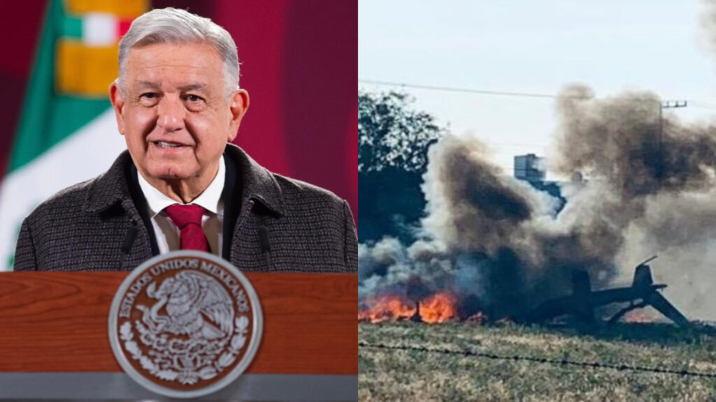 FGR atraerá investigación sobre caída de helicóptero en Aguascalientes, adelanta AMLO