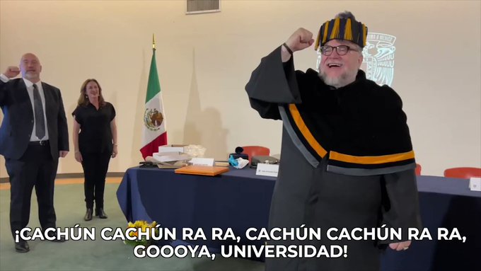 UNAM honra con Doctorado Honoris Causa a Guillermo del Toro