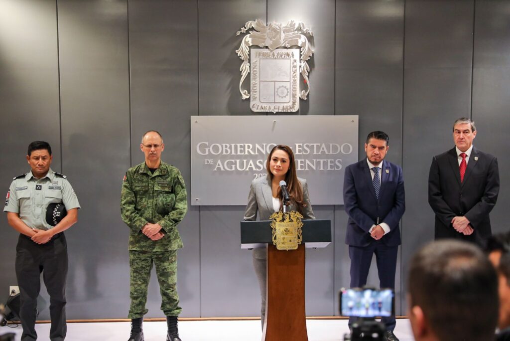 Confirma la Gobernadora de Aguascalientes el fallecimiento del Secretario de Seguridad tras desplome de helicóptero