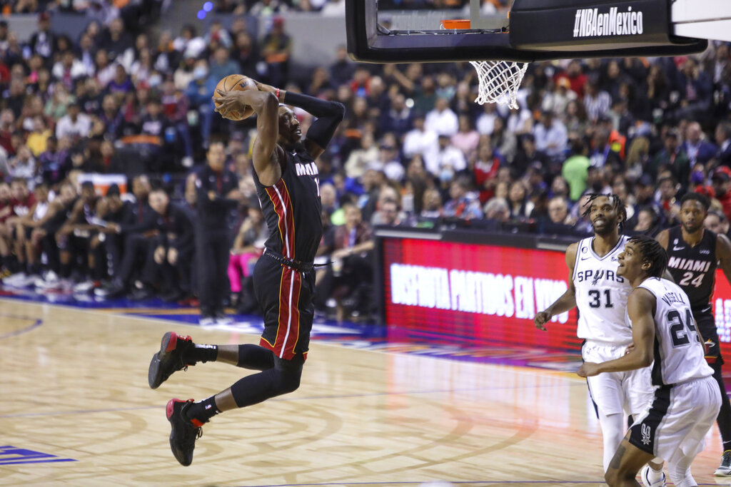 Heat vence 111-101 a Spurs en el retorno de la NBA a México