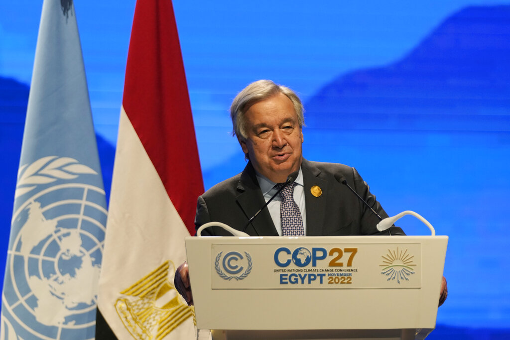Guterres pide acciones climáticas creíbles; convoca a cumbre