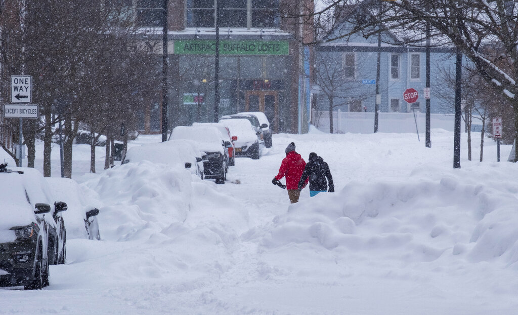 Tormenta invernal deja 28 muertos en oeste de NY