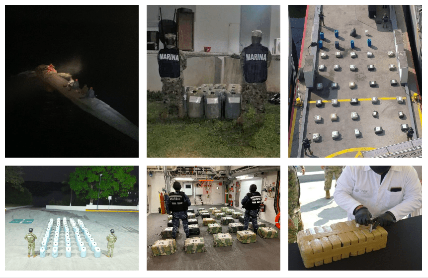 SEMAR aseguró semisumergible con 870 kilos de cocaína en Chiapas