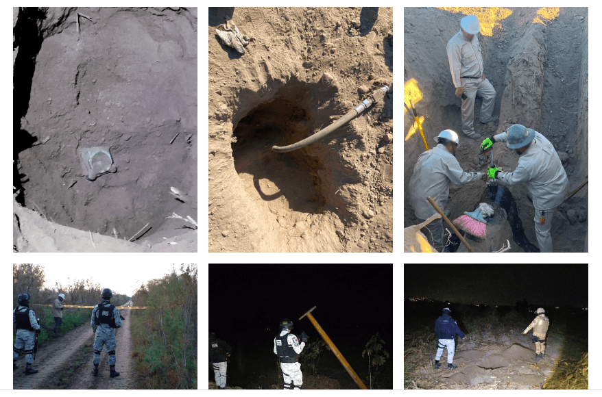 GN localizó tomas clandestinas en poliductos de Pemex en Durango, Guanajuato, Nuevo León y Puebla