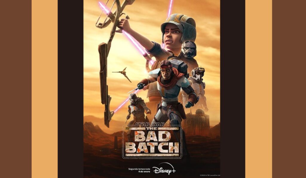 Disney+ lanzó el nuevo tráiler y póster de la segunda temporada de "Star Wars: The Bad Batch"