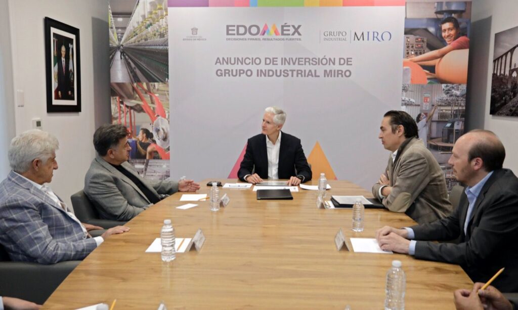 Refrenda Grupo Industrial Miro su confianza en Edomex con proyecto de inversión por 186 MDP: Alfredo del Mazo