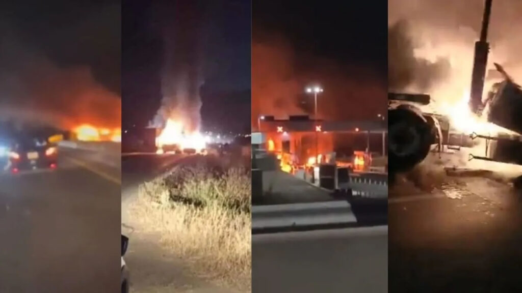 Noche de balaceras e incendios en Zacatecas