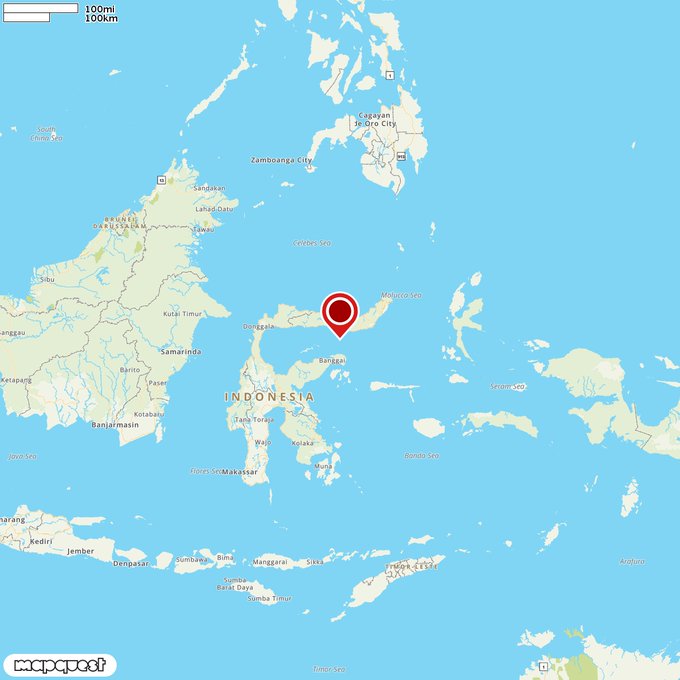Un sismo de 7,0 remece el este de Indonesia