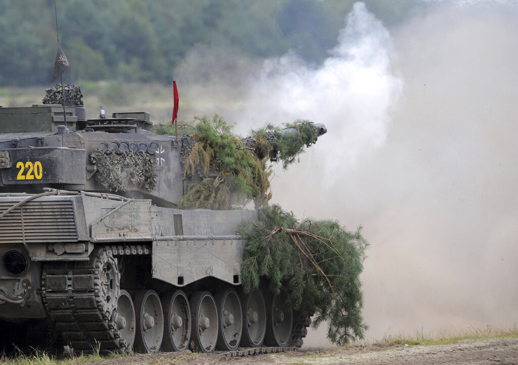 EUA y Alemania enviarán tanques para apoyar a Ucrania