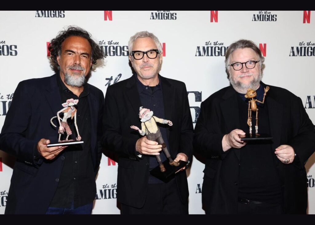 Del Toro, Iñárritu y Cuarón se reunieron en el Museo de la Academia de Hollywood; “Los Tres Amigos”