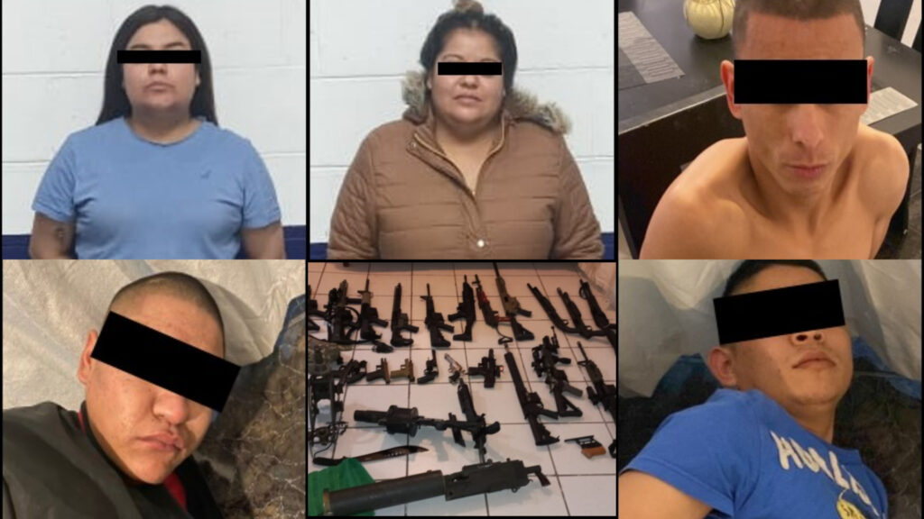 Aseguran arsenal, narcóticos y detienen a cinco en Ciudad Juárez, Chihuahua