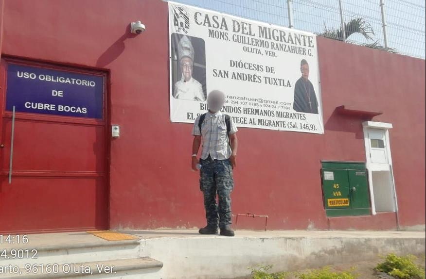 INM brindó atención a migrante hondureño que fue agredido por delincuentes en Veracruz
