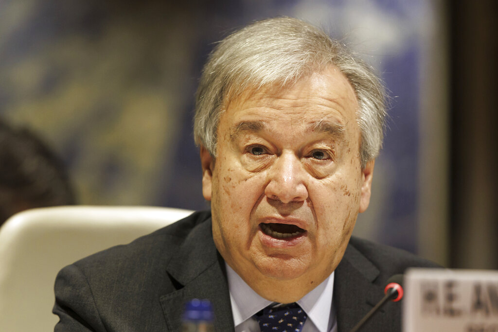 ONU: Guterres teme que mundo se dirija a guerra más extensa
