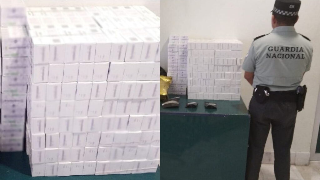28 mil tabletas de medicamento psicotrópico aseguró GN en Querétaro