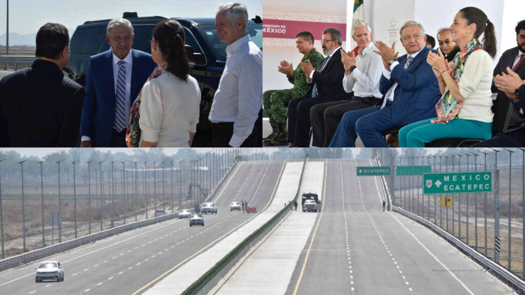 AMLO inauguró vialidad principal al AIFA: “va a ayudar a orientar el desarrollo urbano del Valle de México”