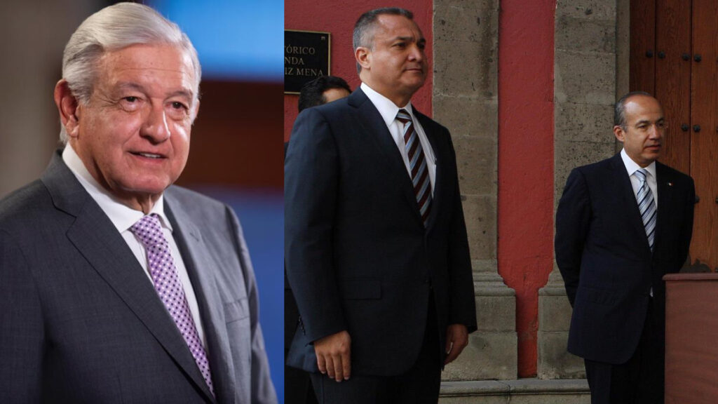 Felipe Calderón "se va por la tangente", dice AMLO tras veredicto contra García Luna