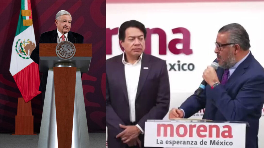 AMLO niega discutir elecciones en Edomex durante reunión con Mario Delgado y Horacio Duarte