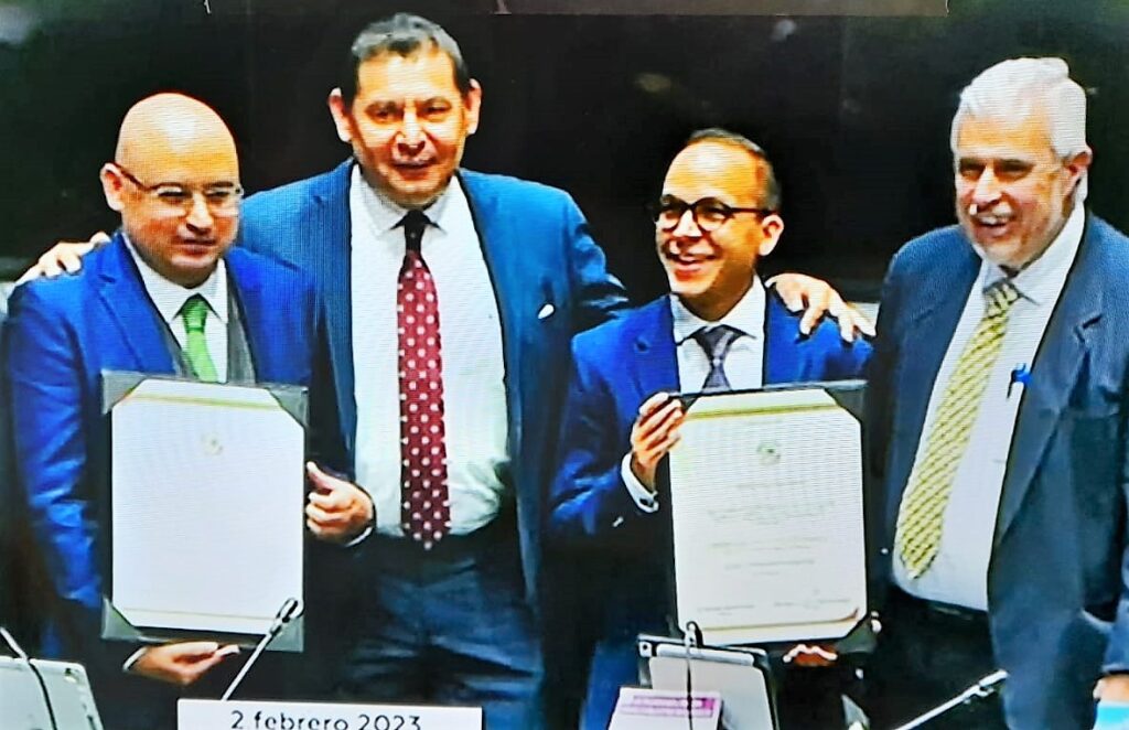 Ratifica Senado a Rodrigo Alcázar y Giovanni Tapia nuevos comisionados de la Cofece