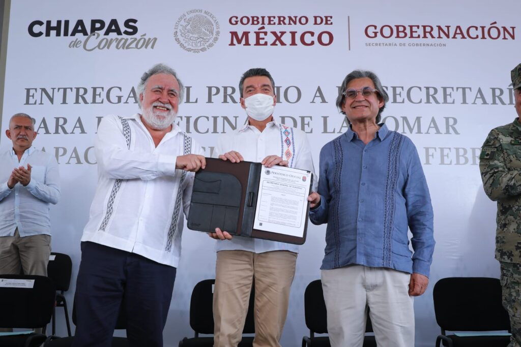 Gobierno de Chiapas donó para oficinas a la COMAR el predio “El Chorizo” en Tapachula: SEGOB