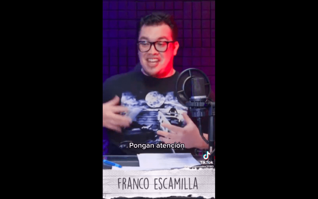 Reviven video de Franco Escamilla y de nuevo lo cancelan