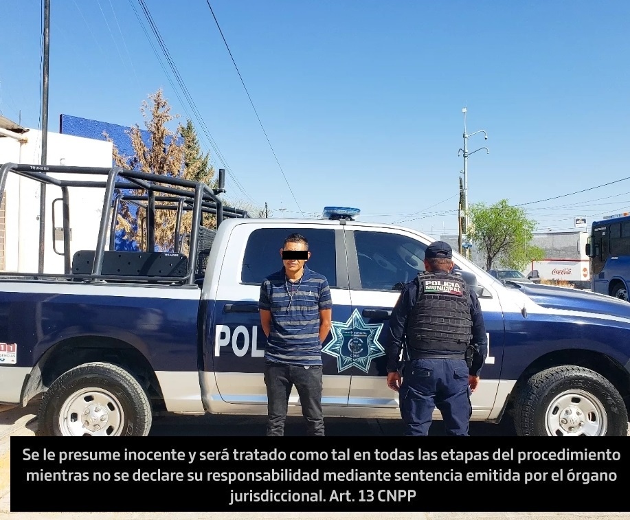 Cayó Antoni “N” alias “El Villano” presunto distribuidor de droga en Cosío, Aguascalientes