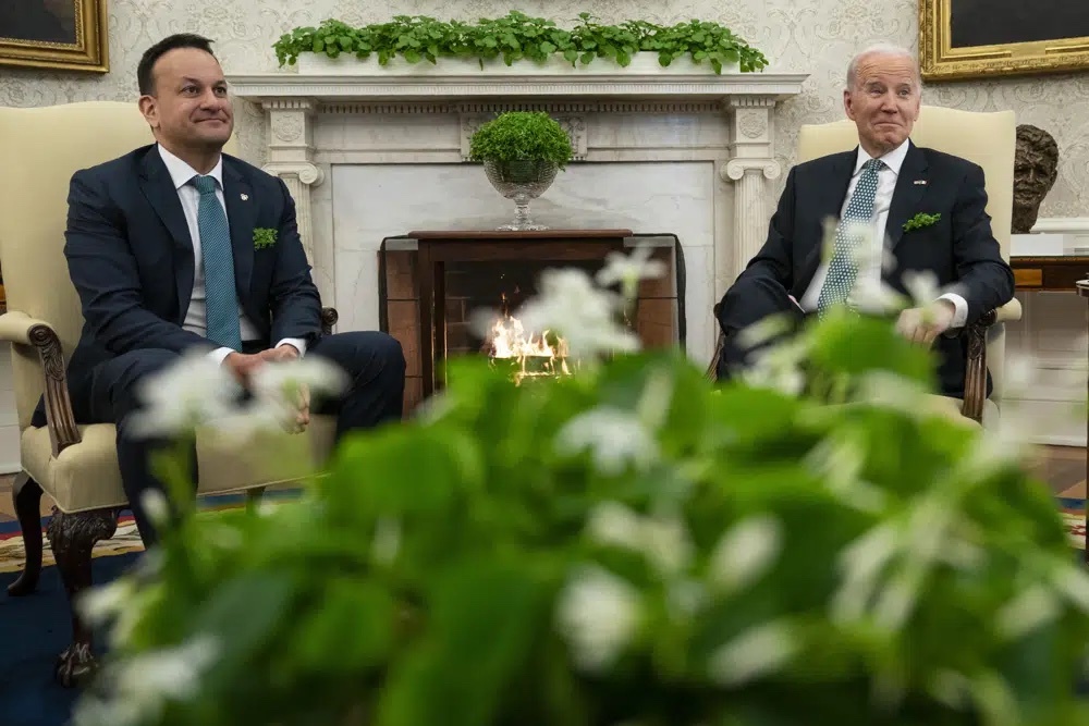 Biden aplaude los bonos irlandeses y la unidad en el Día de San Patricio