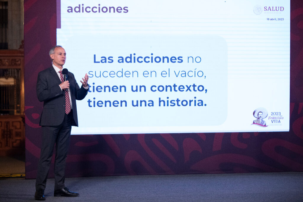 López-Gatell reconoce problema de salud pública por consumo de metanfetaminas en el país