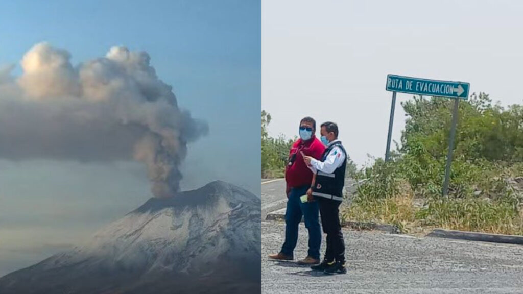 SEDENA alista rutas de evacuación en el Popocatépetl, informa AMLO ante erupciones