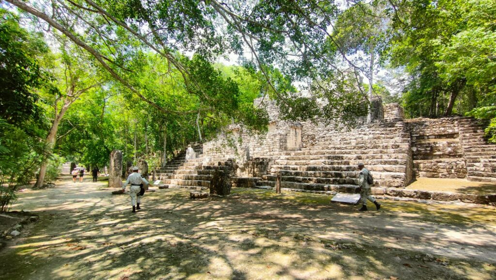 GN realiza recorridos de seguridad en zona arqueológica de Calakmul