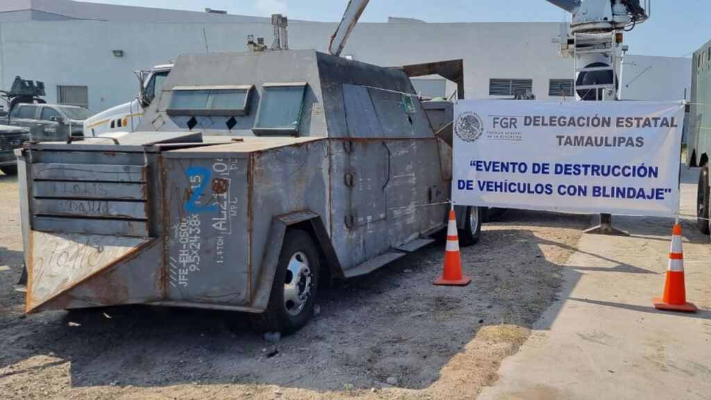destruyen monstruos del crimen organizado en Tamaulipas