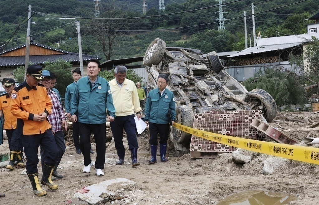 La cifra de muertos por las destructivas tormentas en Corea del Sur sube a 40 personas