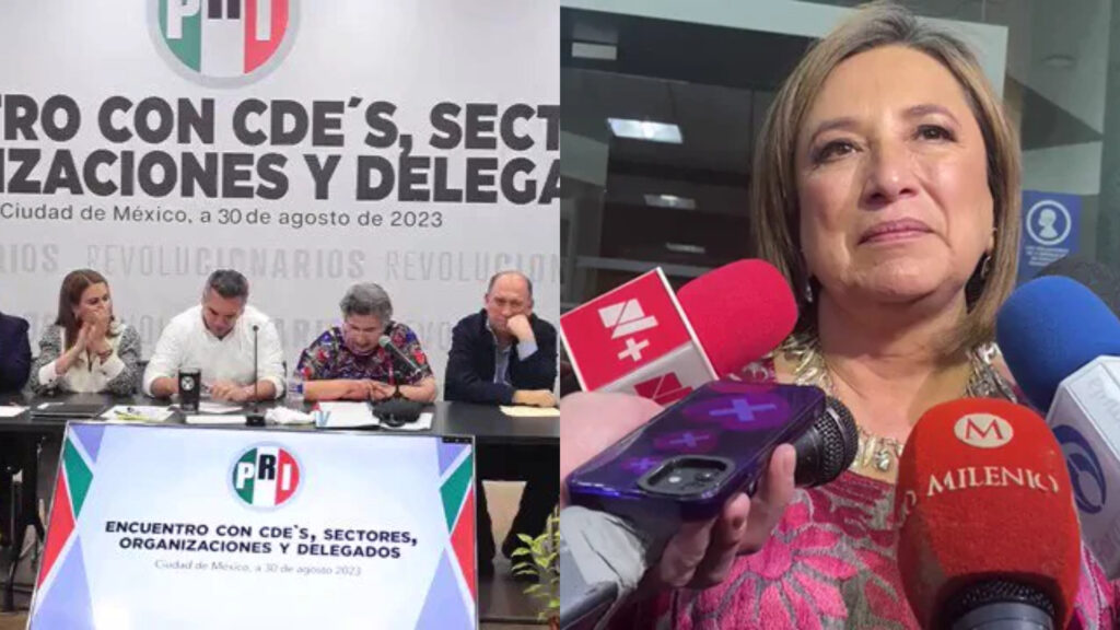 Apoya priismo a Xóchitl Gálvez como candidata única del FAM a la presidencia de la República